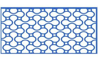 dekorative Blumenmuster, geometrische Vorlage für CNC-Laserschneiden vektor