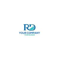 rd finanziell Berater Logo Design Vektor