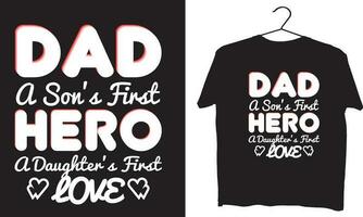 pappa t-shirt design vektor