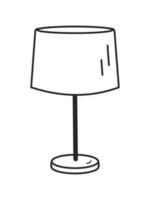 Tabelle Lampe Symbol isoliert auf Weiß Hintergrund - - Vektor Illustration. eps 10.