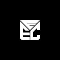 eec brev logotyp kreativ design med vektor grafisk, eec enkel och modern logotyp. eec lyxig alfabet design