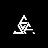 ejf brev logotyp kreativ design med vektor grafisk, ejf enkel och modern logotyp. ejf lyxig alfabet design