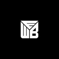 ewb Brief Logo kreativ Design mit Vektor Grafik, ewb einfach und modern Logo. ewb luxuriös Alphabet Design