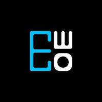 ewo brev logotyp kreativ design med vektor grafisk, ewo enkel och modern logotyp. ewo lyxig alfabet design