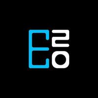 ezo brev logotyp kreativ design med vektor grafisk, ezo enkel och modern logotyp. ezo lyxig alfabet design