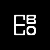 ebo Brief Logo kreativ Design mit Vektor Grafik, ebo einfach und modern Logo. ebo luxuriös Alphabet Design