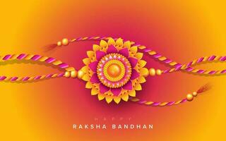 glücklich Raksha Bandhan Hintergrund Design Vektor Illustration