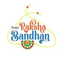 Lycklig Raksha bandhan design vektor illustration