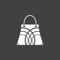 Einkaufen Tasche Illustration Logo vektor