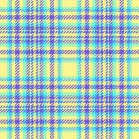 nahtlos Plaid Textil- von Vektor Muster prüfen mit ein Stoff Hintergrund Tartan Textur.