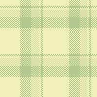 prüfen Textil- Hintergrund von nahtlos Vektor Tartan mit ein Stoff Textur Muster Plaid.