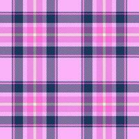 nahtlos Tartan Muster von Textil- prüfen Stoff mit ein Hintergrund Plaid Vektor Textur.