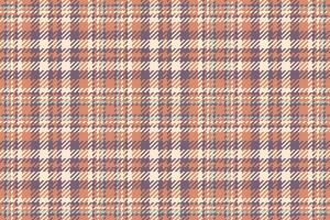 prüfen Textil- Hintergrund von Muster Stoff Vektor mit ein Textur Plaid Tartan nahtlos.