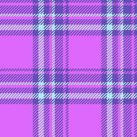 Textil- Tartan prüfen von Muster Vektor Textur mit ein Stoff nahtlos Plaid Hintergrund.