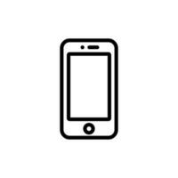 mobil telefon tecken symbol vektor ikon