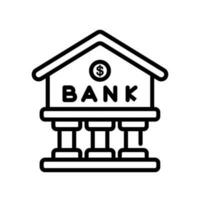 ekonomi Bank tecken symbol vektor