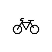 Transport Fahrrad Zeichen Symbol Vektor