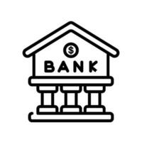 ekonomi Bank tecken symbol vektor