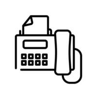 Kommunikation Fax Zeichen Symbol Vektor