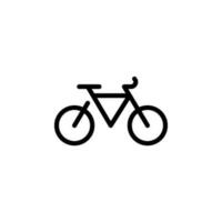 Transport Fahrrad Zeichen Symbol Vektor