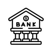 ekonomi Bank tecken symbol vektor