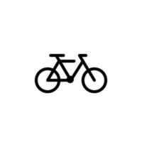 Transport Fahrrad Zeichen Symbol Vektor