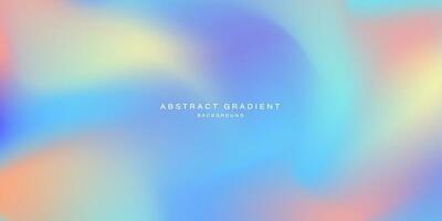 abstrakt bunt Gradient Hintergrund Design. Vektor Illustration