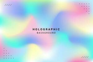 bunter holografischer abstrakter Hintergrund. eps 10-Vektor vektor