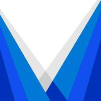 vektor abstrakt blå bakgrund mall