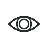 Auge Symbol Vektor Design Illustration optisch Symbol