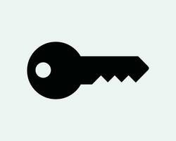 Schlüssel gestalten Symbol. sperren Passwort sichern Sicherheit sicher Sicherheit Privatsphäre Schutz. schwarz Weiß Zeichen Symbol Illustration Kunstwerk Grafik Clip Art eps Vektor