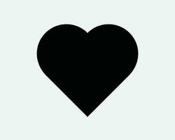hjärta form ikon. leva valentine passionen romantisk roman bröllop hälsa konditionsträning ikon tecken symbol konstverk grafisk illustration ClipArt vektor cricut