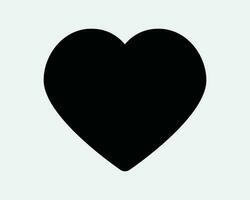 Herz gestalten Symbol. Liebe schlagen Valentinstag Romantik romantisch liebend Liebhaber Pflege. schwarz und Weiß Zeichen Symbol Illustration Kunstwerk Grafik Clip Art eps Vektor