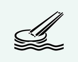 Marine Evakuierung rutschen Notfall Flucht Rettung schweben schwarz Weiß Silhouette Zeichen Symbol Symbol Clip Art Grafik Kunstwerk Piktogramm Illustration Vektor
