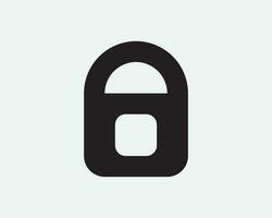 låsa ikon. säkerhet Lösenord topp hemlighet säkerhet säkra skydd symbol. säkerhet privat kryptering Integritet tecken vektor grafisk illustration ClipArt