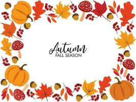 Herbst Hintergrund Illustration vecto vektor