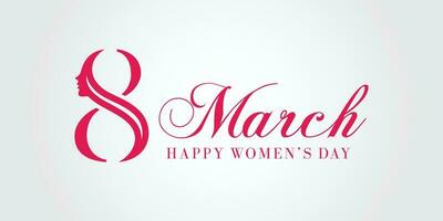 kreativ Mars kvinnors dag firande bakgrund, illustration vektor