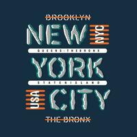 das Bronx Vektor, Grafik Design, Mode Illustration, zum beiläufig Stil drucken t Hemd vektor