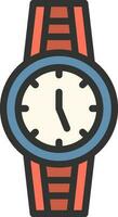 Uhr Symbol Vektor Bild. geeignet zum Handy, Mobiltelefon Apps, Netz Apps und drucken Medien.