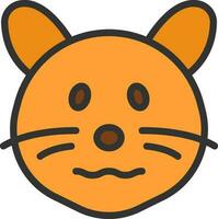 Hamster Symbol Vektor Bild. geeignet zum Handy, Mobiltelefon Apps, Netz Apps und drucken Medien.