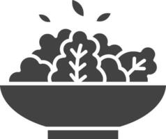 Salat Symbol Vektor Bild. geeignet zum Handy, Mobiltelefon Apps, Netz Apps und drucken Medien.
