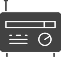Radio Symbol Vektor Bild. geeignet zum Handy, Mobiltelefon Apps, Netz Apps und drucken Medien.