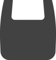 Plastik Tasche Symbol Vektor Bild. geeignet zum Handy, Mobiltelefon Apps, Netz Apps und drucken Medien.