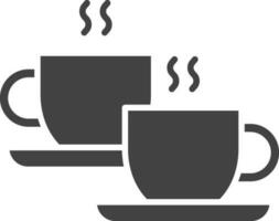 Kaffee Tassen Symbol Vektor Bild. geeignet zum Handy, Mobiltelefon Apps, Netz Apps und drucken Medien.