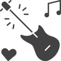 kärlek låtar ikon vektor bild. lämplig för mobil appar, webb appar och skriva ut media.
