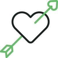 Amor Symbol Vektor Bild. geeignet zum Handy, Mobiltelefon Apps, Netz Apps und drucken Medien.