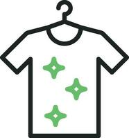 sauber Kleider Symbol Vektor Bild. geeignet zum Handy, Mobiltelefon Apps, Netz Apps und drucken Medien.