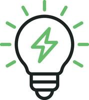 Energie Symbol Vektor Bild. geeignet zum Handy, Mobiltelefon Apps, Netz Apps und drucken Medien.