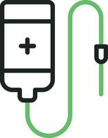 intravenös Symbol Vektor Bild. geeignet zum Handy, Mobiltelefon Apps, Netz Apps und drucken Medien.