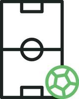 Fußball Symbol Vektor Bild. geeignet zum Handy, Mobiltelefon Apps, Netz Apps und drucken Medien.